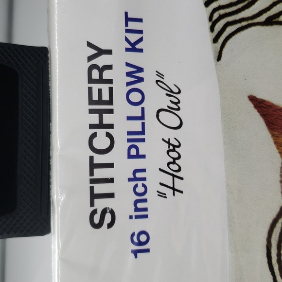 Vintage Wonder Art Creative Needcrafts Stitcher Hoot Owl 16" Pillow Kit - Picture 5 of 10